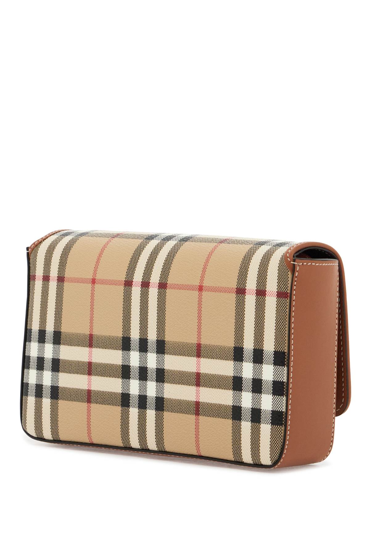 Burberry "checkered shoulder bag with strap - Beige