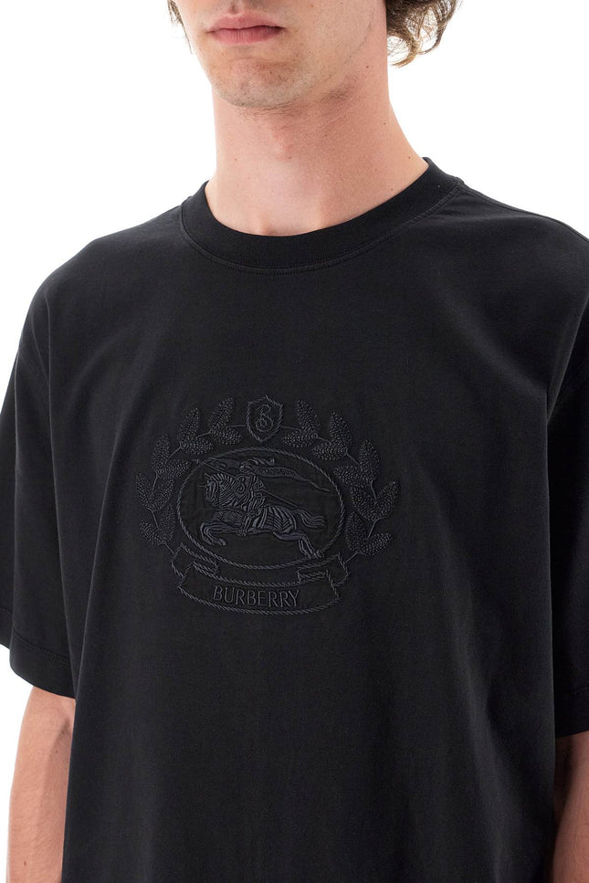 Burberry "ekd emblem t-shirt - Black