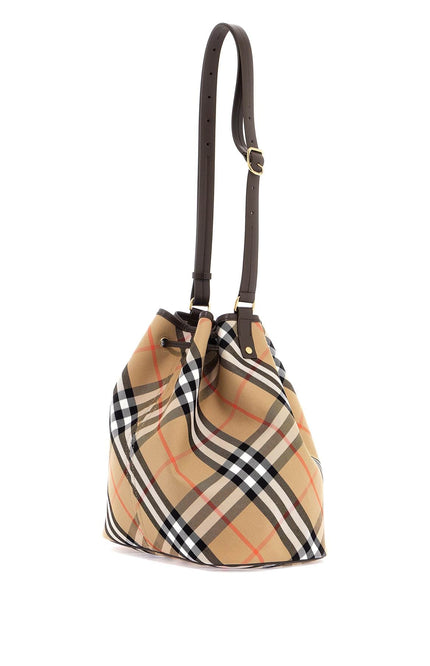 Burberry ered bucket bag