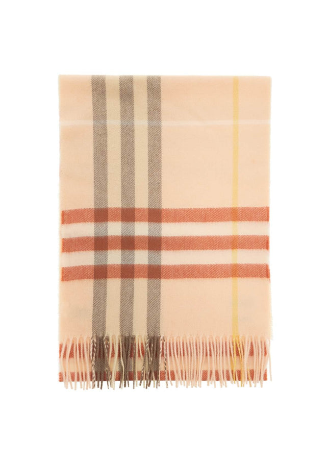 Burberry ered scarf in cashmere