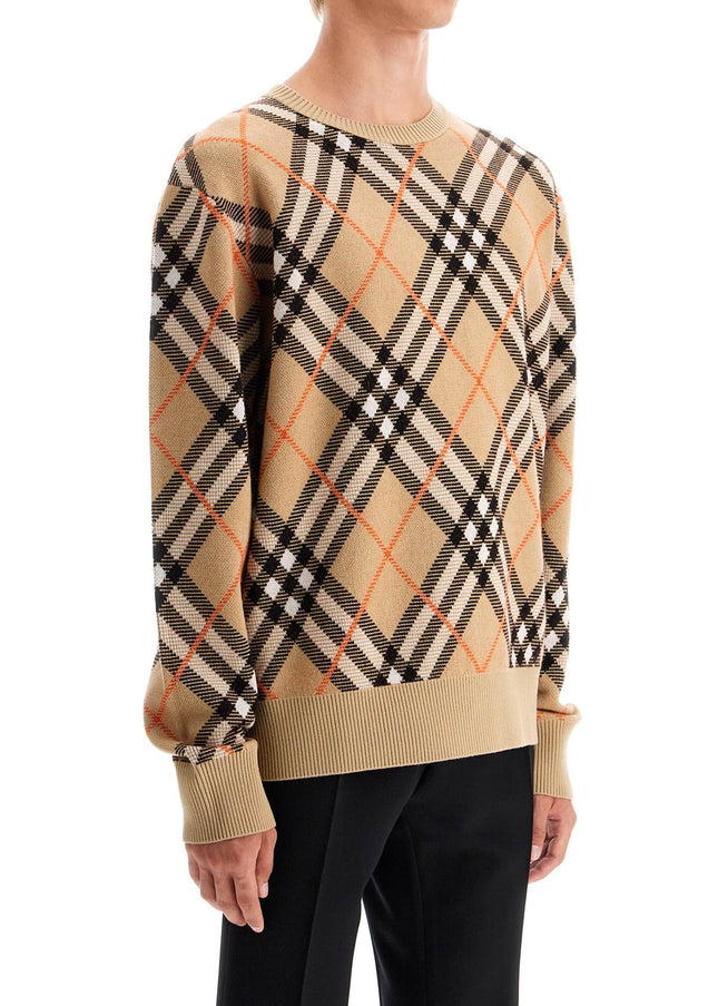 Burberry ered wool and mohair pullover sweater