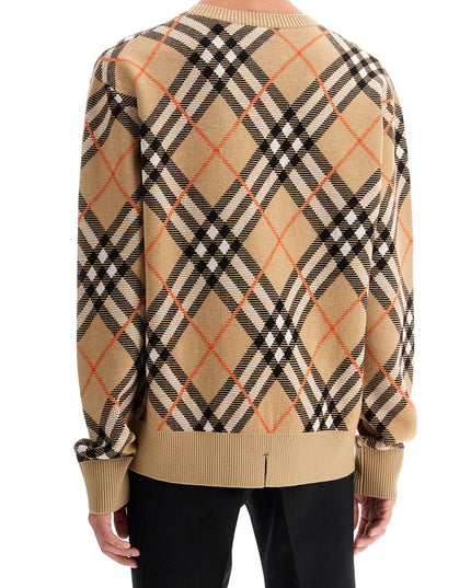 Burberry ered wool and mohair pullover sweater