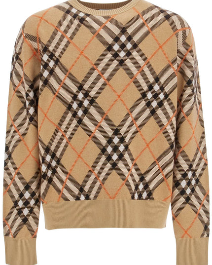 Burberry ered wool and mohair pullover sweater