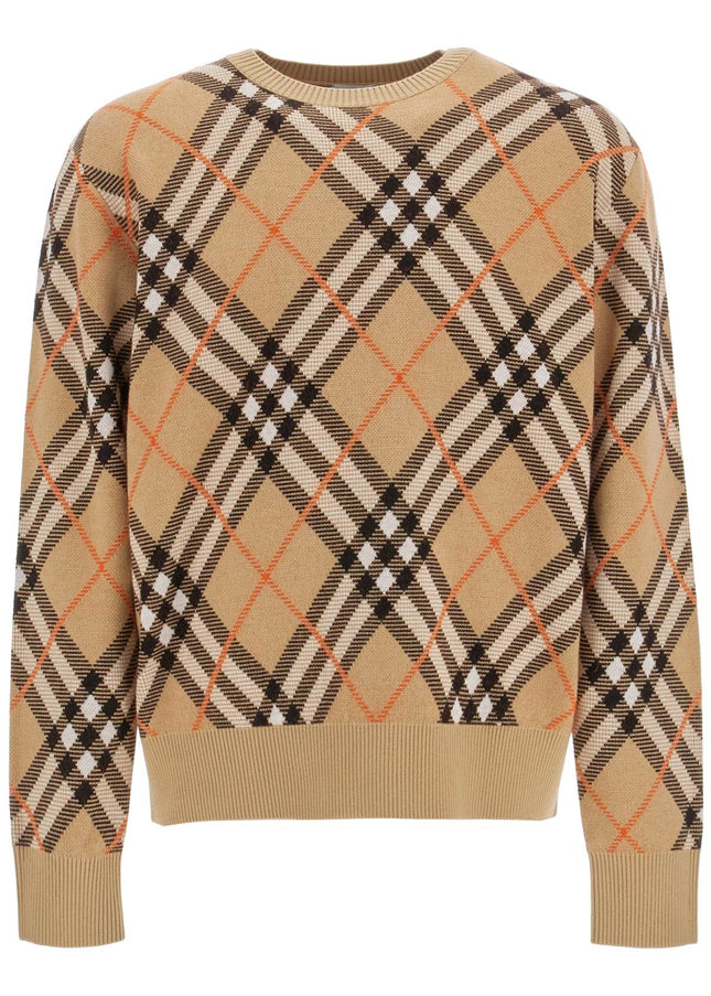 Burberry ered wool and mohair pullover sweater