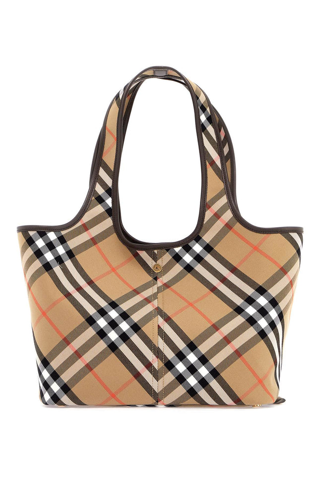 Burberry ered\n\nsmall checkered tote bag