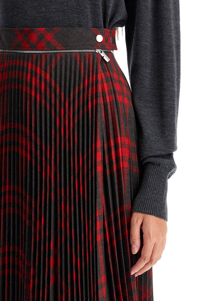 Burberry "folded pleat check