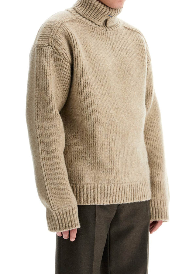 Burberry high-neck wool and cashmere pullover sweater