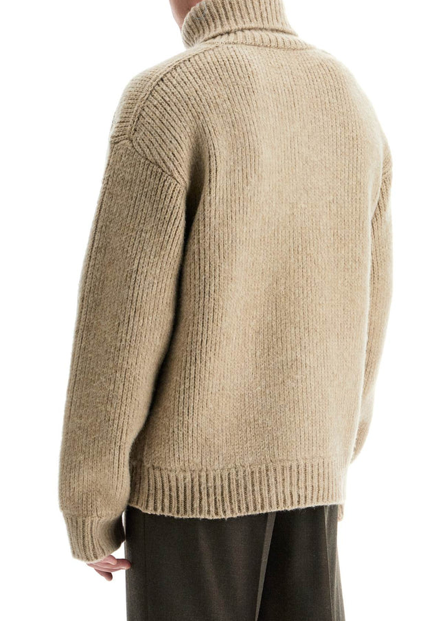 Burberry high-neck wool and cashmere pullover sweater