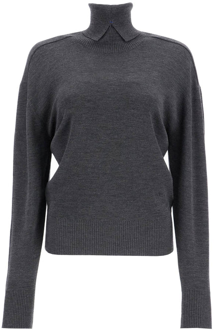 Burberry high-neck wool pullover sweater