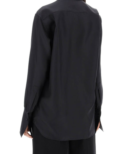 Burberry long-sleeved silk shirt