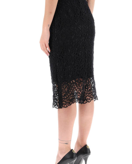 Burberry macrame lace pencil skirt