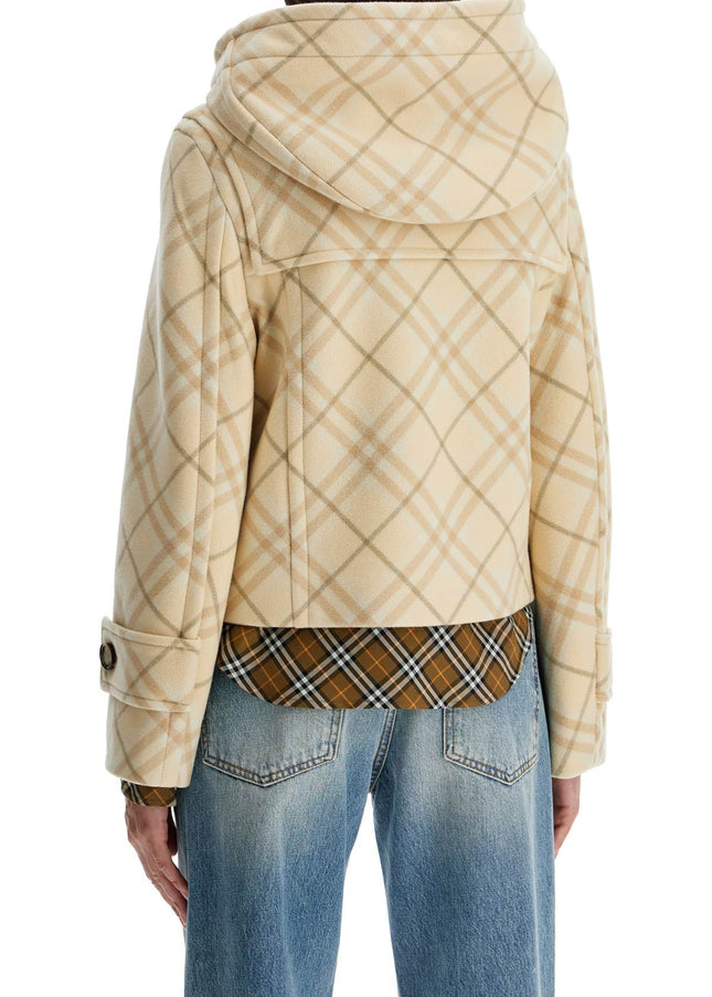 Burberry 'montgomery cropped in wool and cash