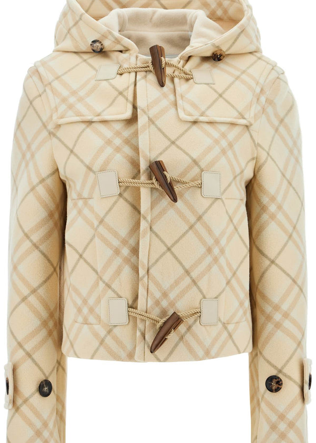 Burberry 'montgomery cropped in wool and cash