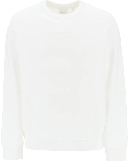 Burberry 'rayner' crew-neck sweatshirt with equestrian knight