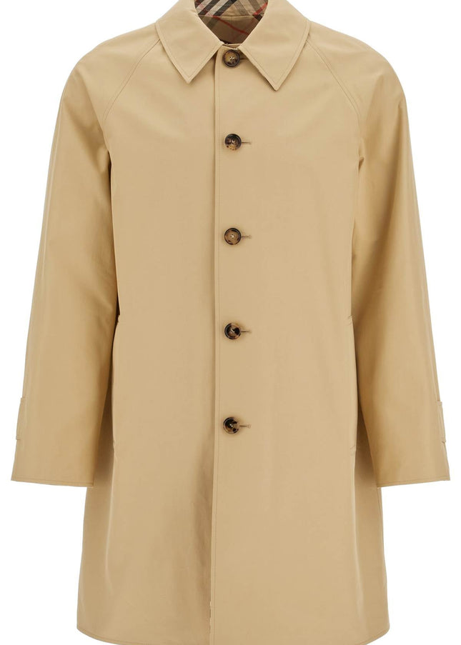 Burberry reversible gabardine car coat