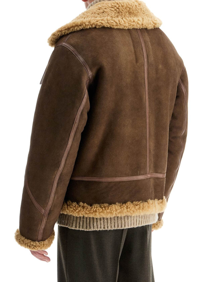 Burberry shearling aviator jacket for