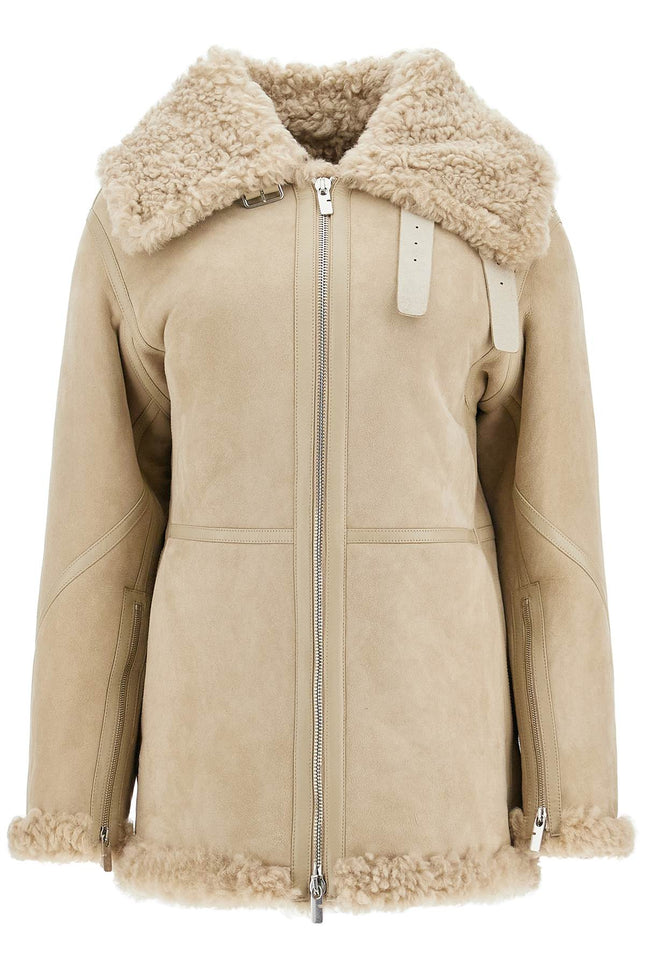 Burberry shearling aviator jacket for