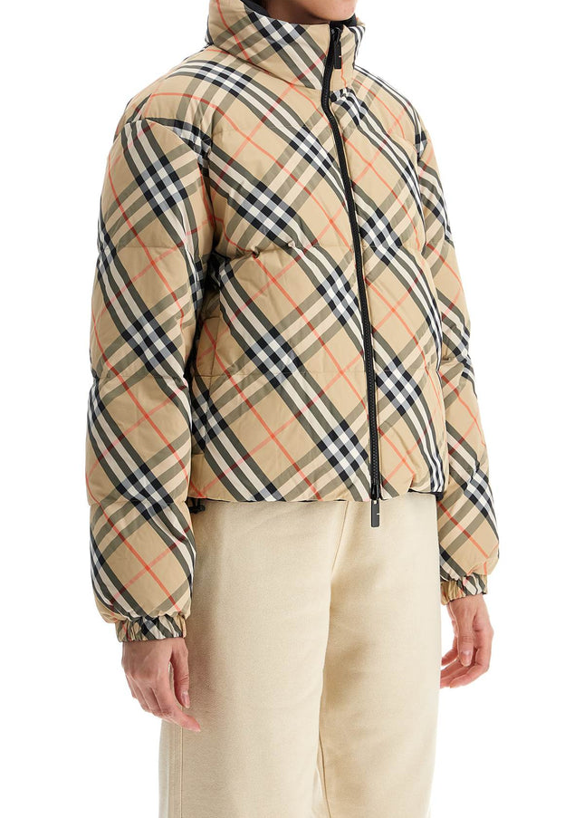 Burberry short reversible down jacket