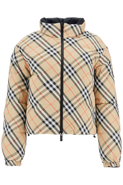 Burberry short reversible down jacket