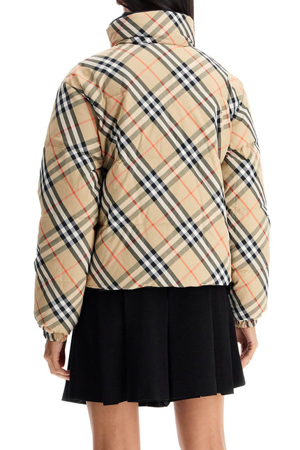 Burberry short reversible down jacket