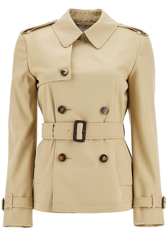 Burberry short trench coat with belt