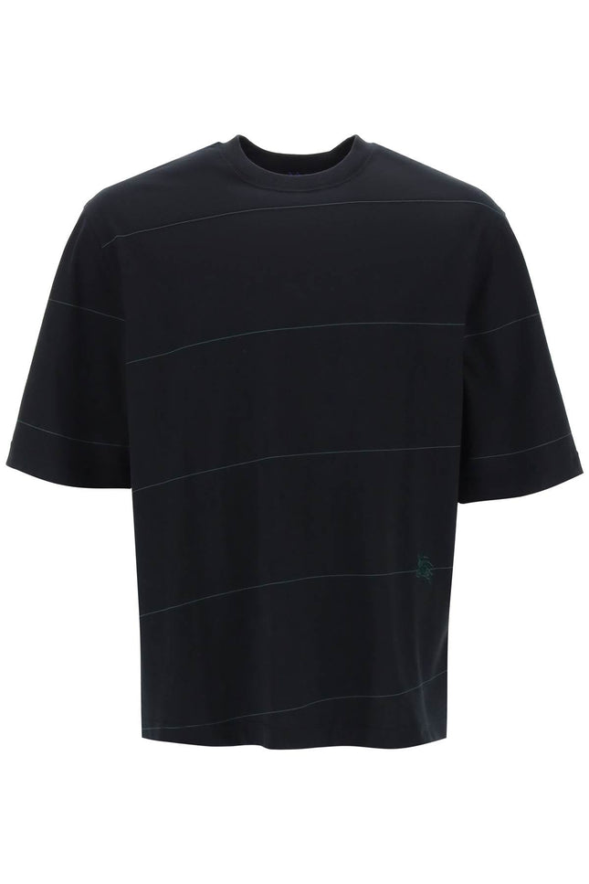 Burberry striped t-shirt with ekd embroidery