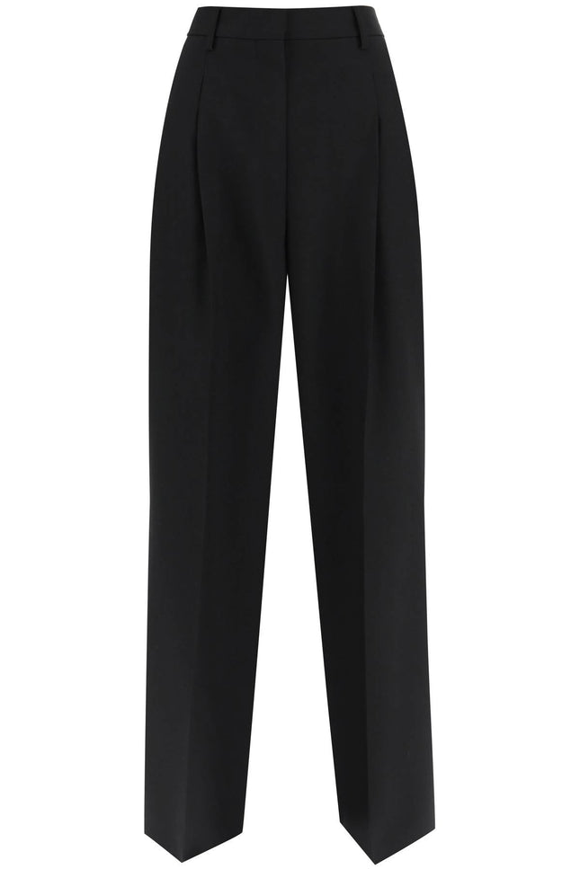 Burberry wool pants with darts - Black