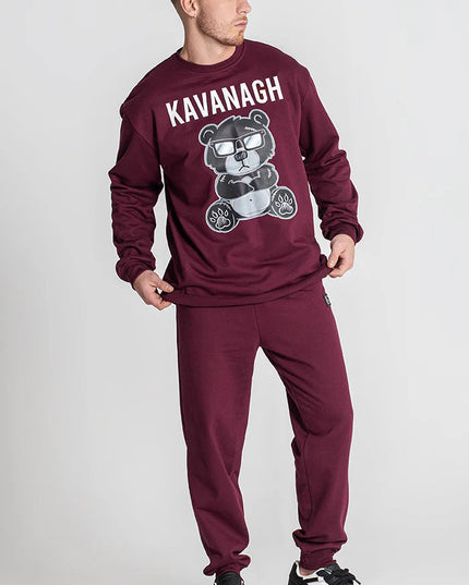 Burgundy Mad Bear Sweat