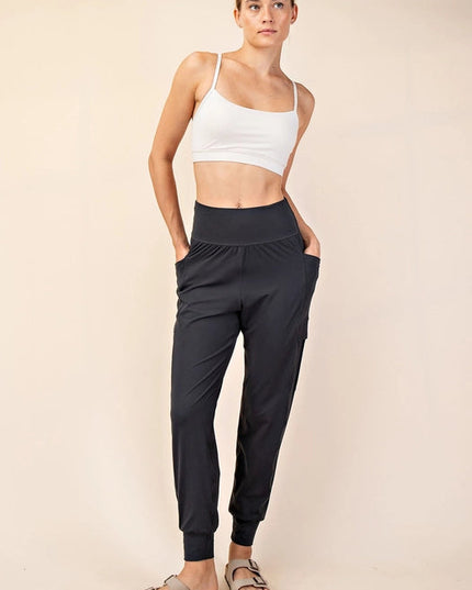 Butter Jogger with Side Pockets Charcoal