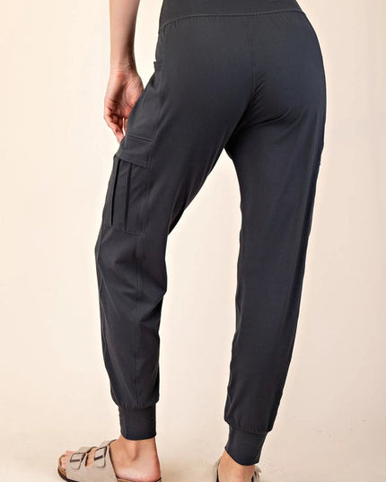 Butter Jogger with Side Pockets Charcoal