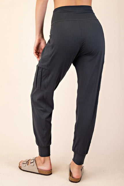 Butter Jogger with Side Pockets Charcoal