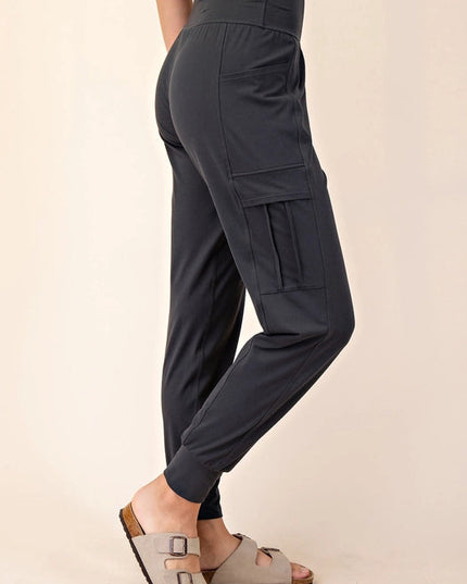 Butter Jogger with Side Pockets Charcoal