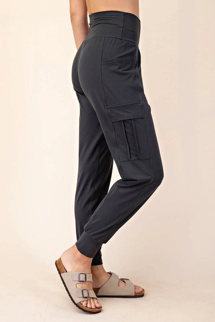 Butter Jogger with Side Pockets Charcoal