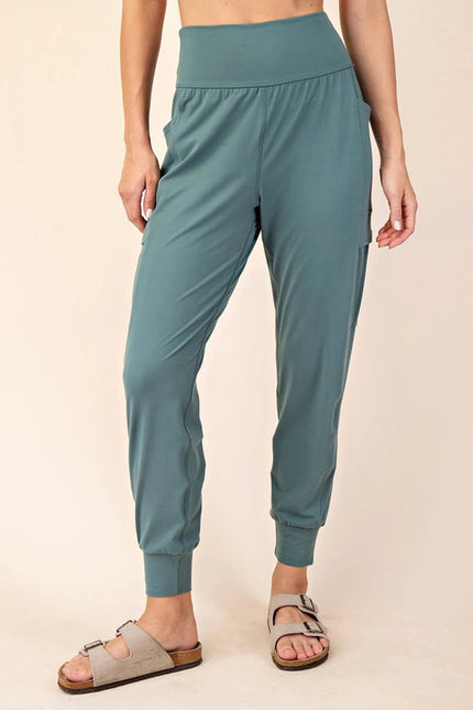 Butter Jogger with Side Pockets Fern Forest