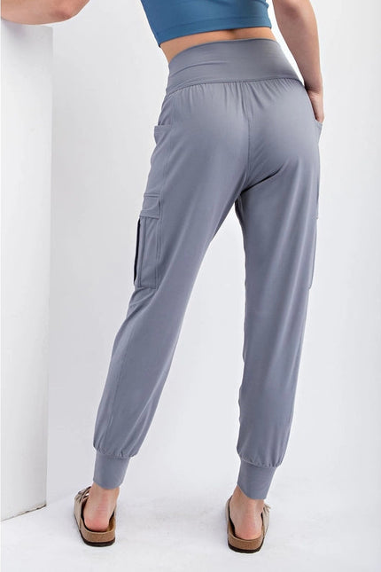 Butter Jogger with Side Pockets Rhino Grey