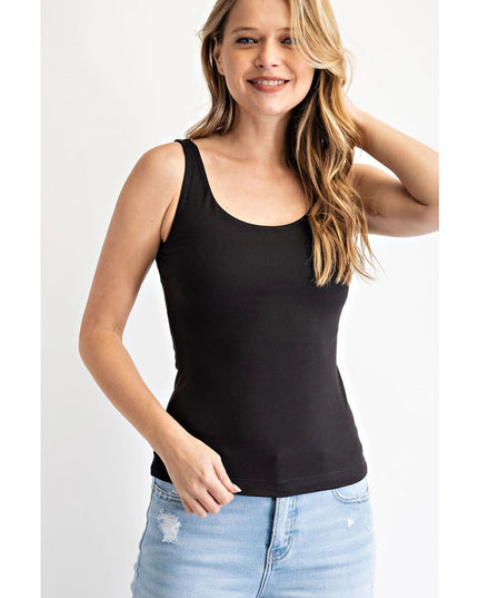 Butter Soft Tank Top Black