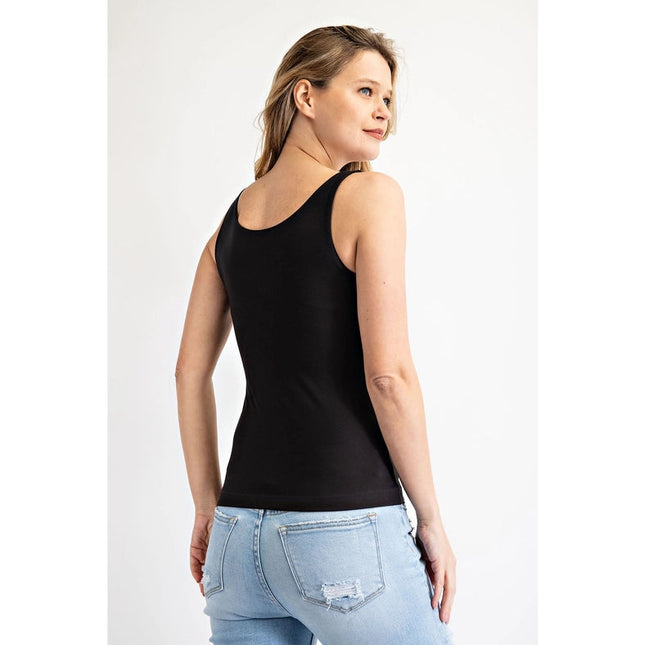 Butter Soft Tank Top Black