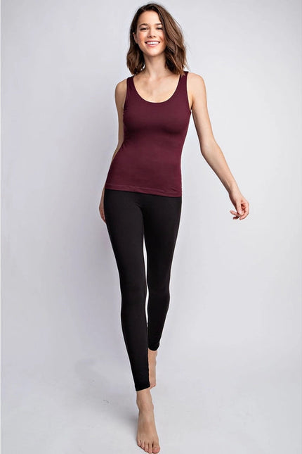 Butter Soft Tank Top Cassis