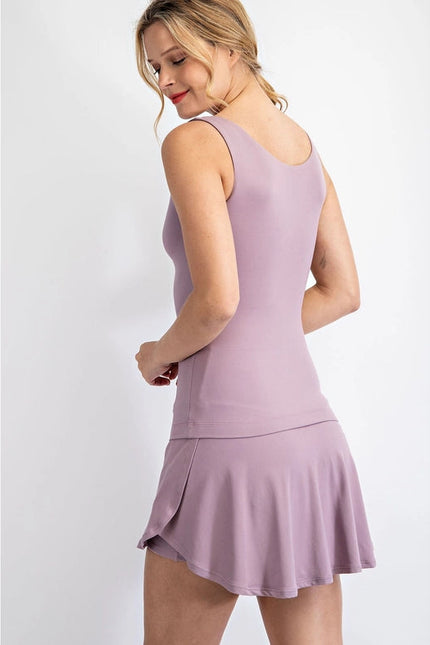 Butter Soft Tank Top Mauve