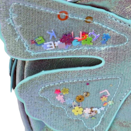 Butterfly Iridescent Backpack Blue