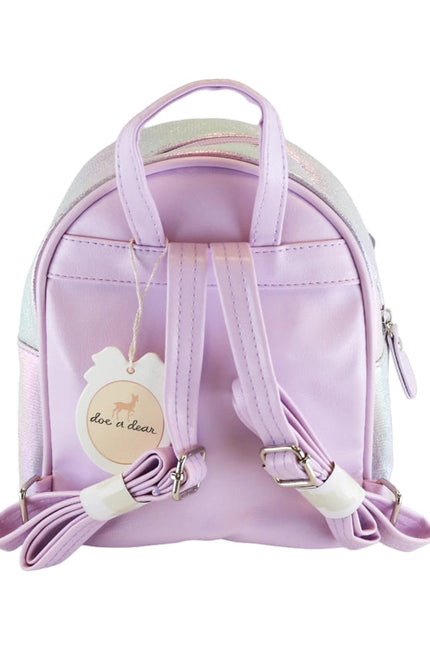 Butterfly Iridescent Backpack Lilac