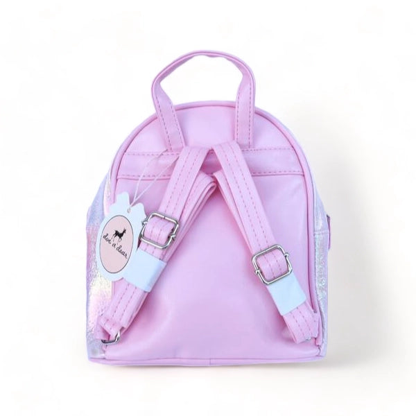 Butterfly Iridescent Backpack Pink