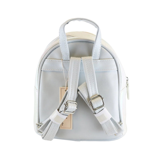 Butterfly Iridescent Backpack White