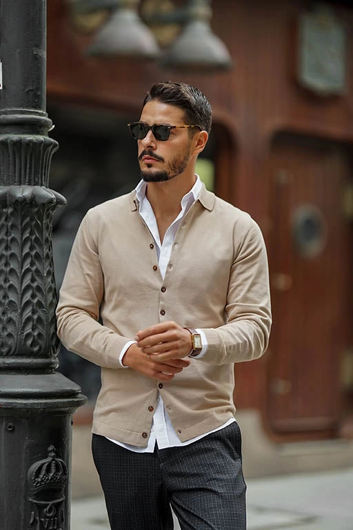 Button-Down Beige