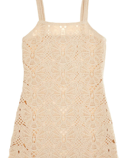 By Malene Birger crochet fall mini dress