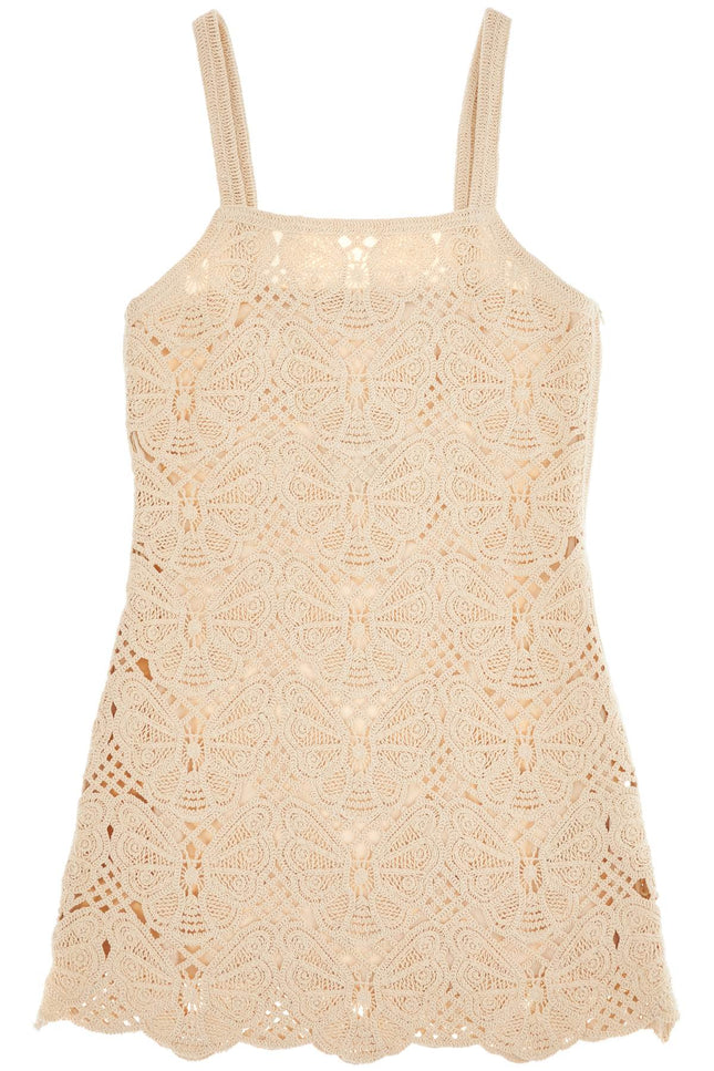 By Malene Birger crochet fall mini dress