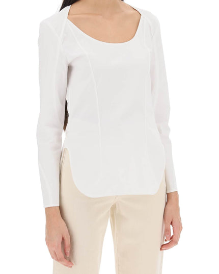 By Malene Birger leiya poplin blouse