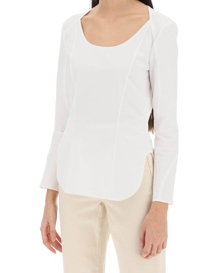 By Malene Birger leiya poplin blouse