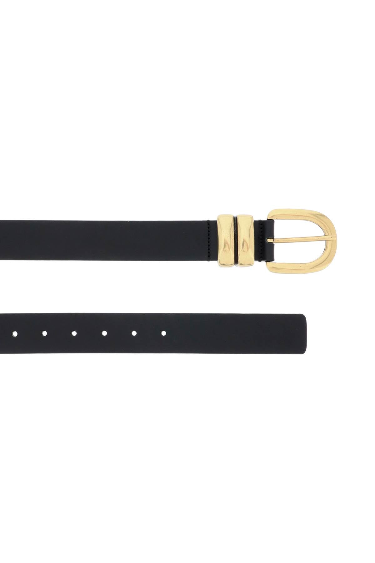 By Malene Birger zoira leather belt - Black