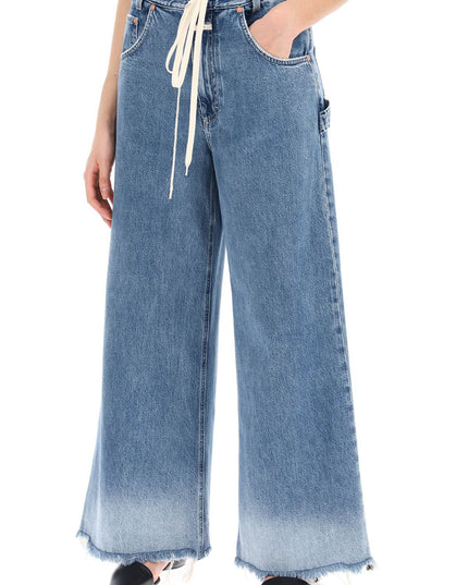 Closed wide leg jeans with distressed details-Jeans-Closed-28-Urbanheer